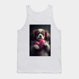 Valentine Puppy 0 Tank Top